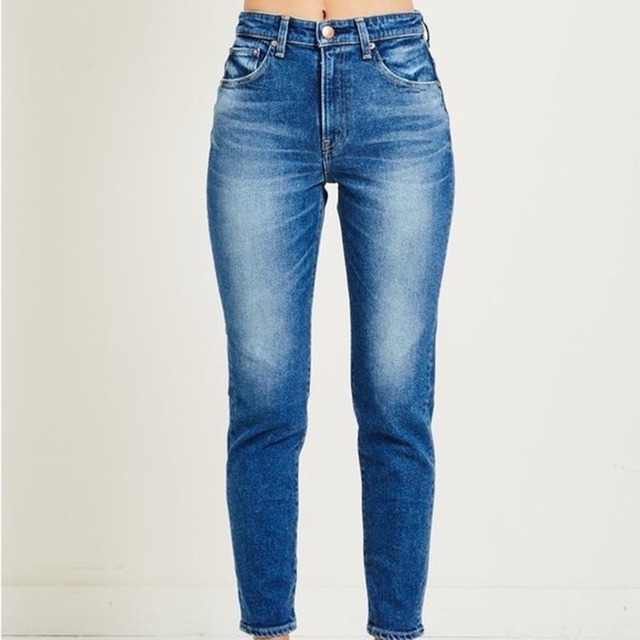 THE LOTUS AKIRA JEANS DEEP BLUE BY RED CARD Size 25 Ankle High Waisted - Picture 15 of 15